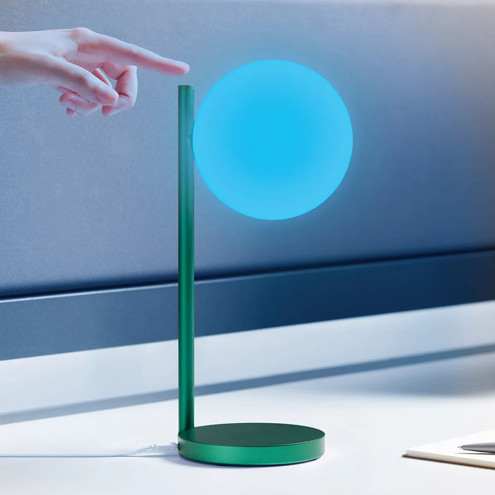 Lexon Bubble Desk Lamp With Built-In Wireless Charger - Green