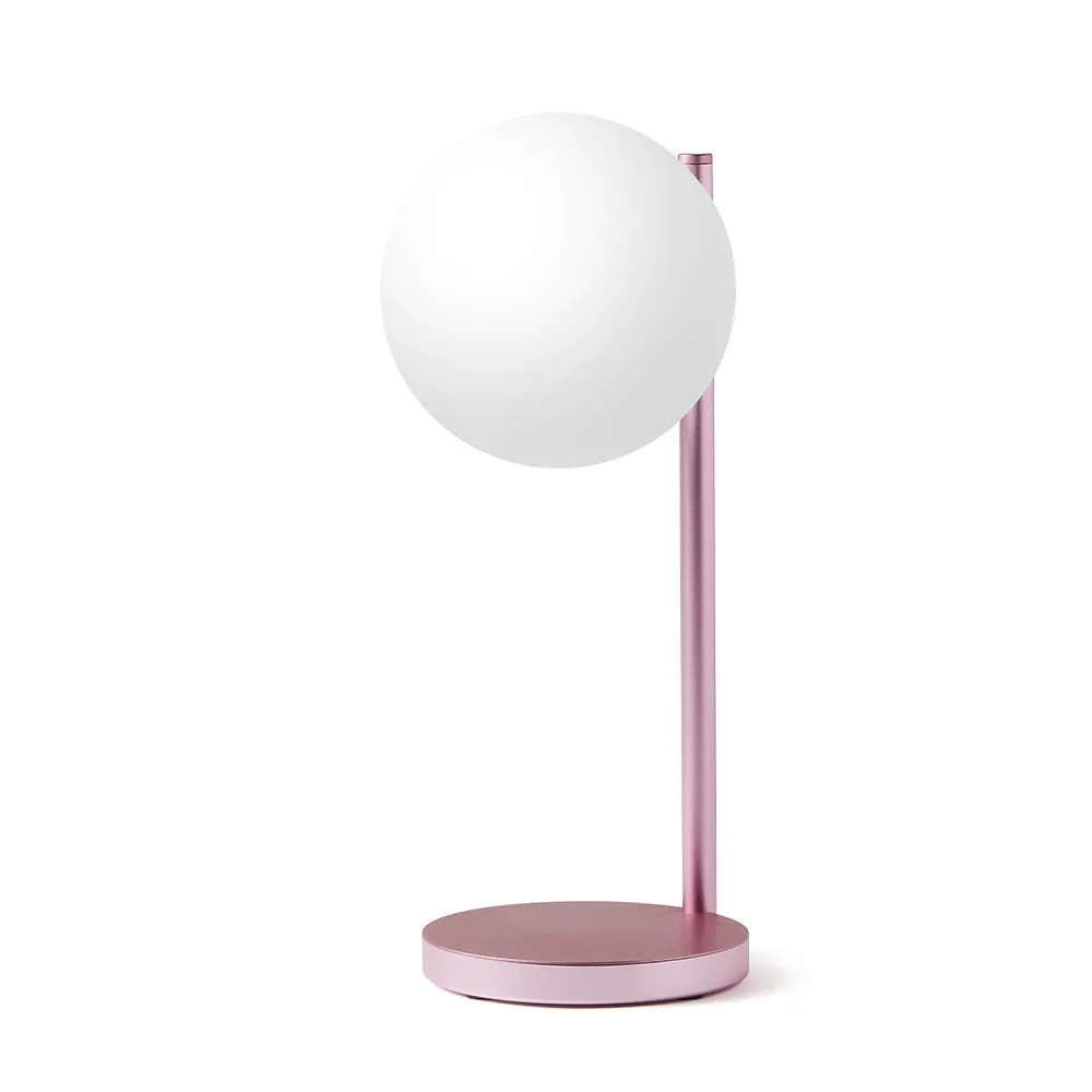 Lexon Bubble Desk Lamp With Built-In Wireless Charger - Pink