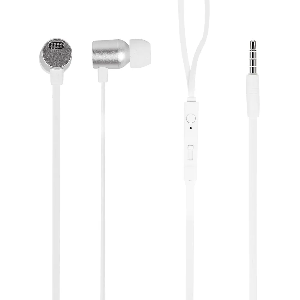 MINISO Metallic In-Ear Earphones (Silver)