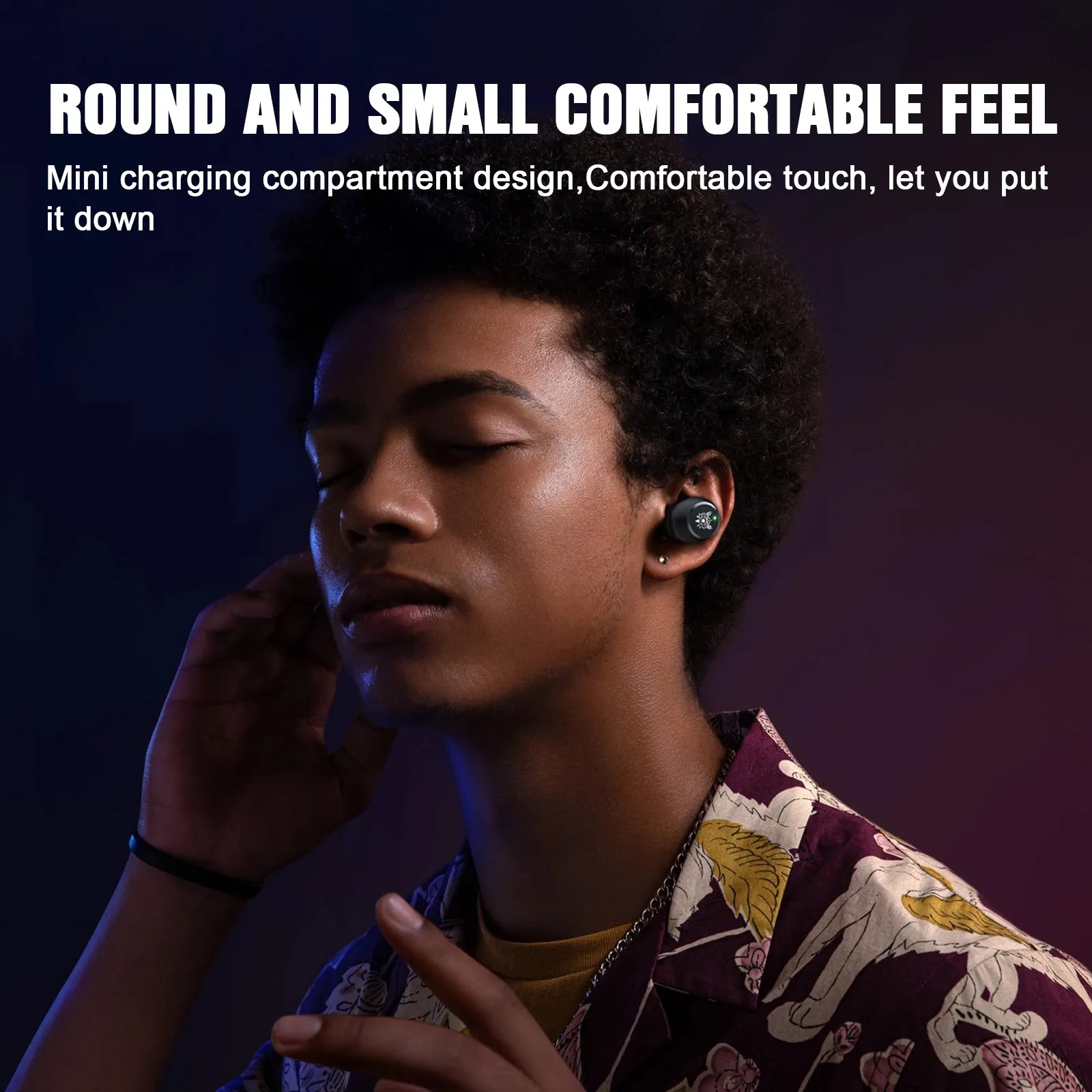 ONIKUMA T305 TWS Wireless Bluetooth V5.3 Earbuds, Digital Display Noise Reduction Fast Charging Earphone