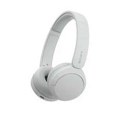 Open Box - Sony WHCH520/W Bluetooth Wireless Headphones with Microphone - White