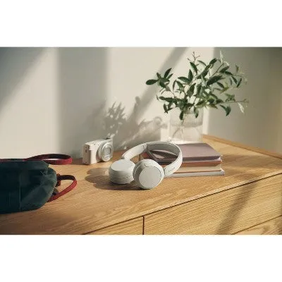 Open Box - Sony WHCH520/W Bluetooth Wireless Headphones with Microphone - White