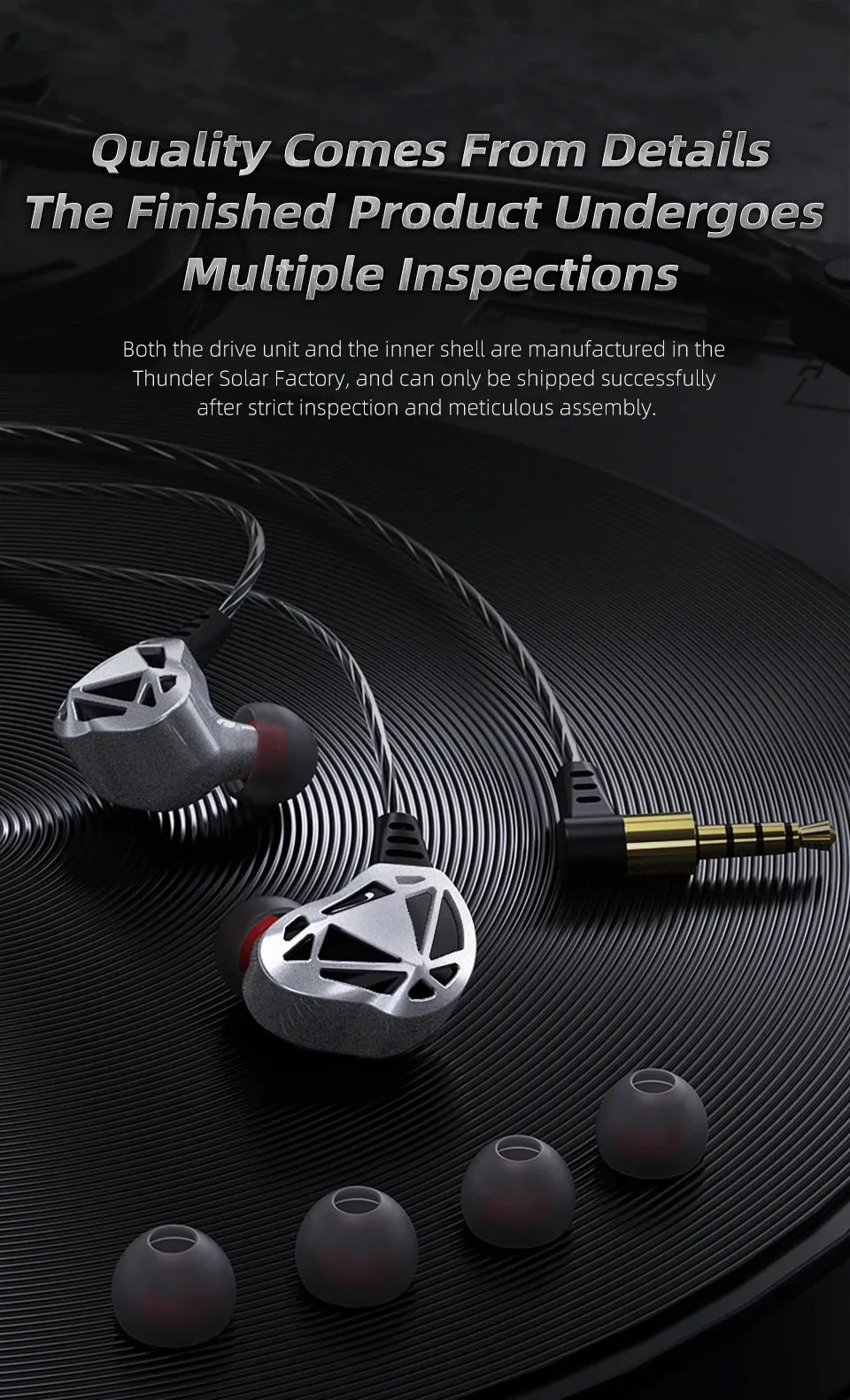 QKZ AK7 Copper Driver Wired Earphones With MIC HiFi Bass Stereo Super Clear Gaming Headset