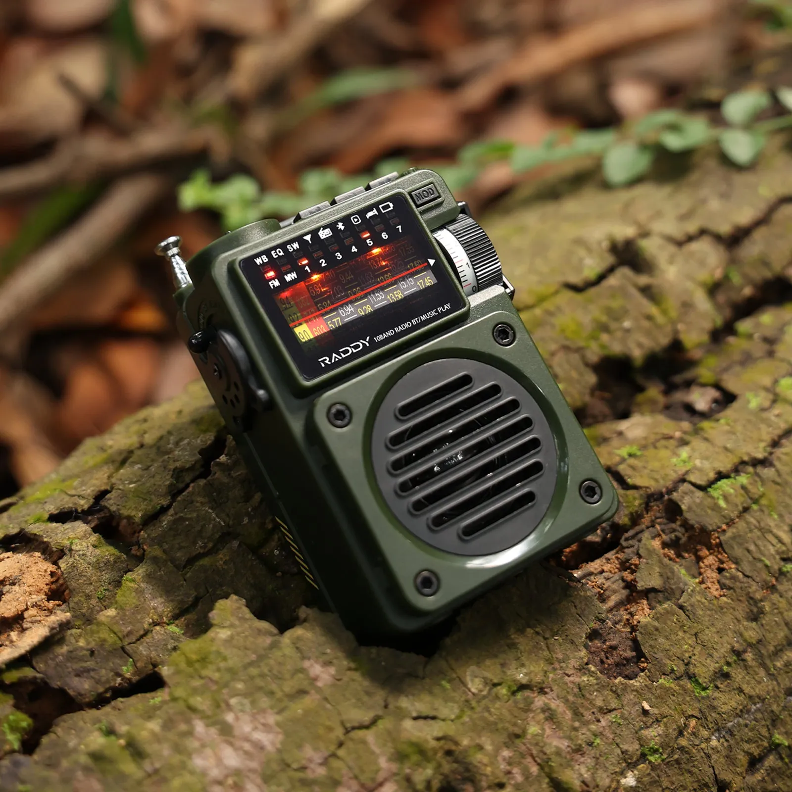 Raddy RF750 Shortwave Radio | AM/FM/SW/WB | Portable Digital Rechargeable | Bluetooth 5.0