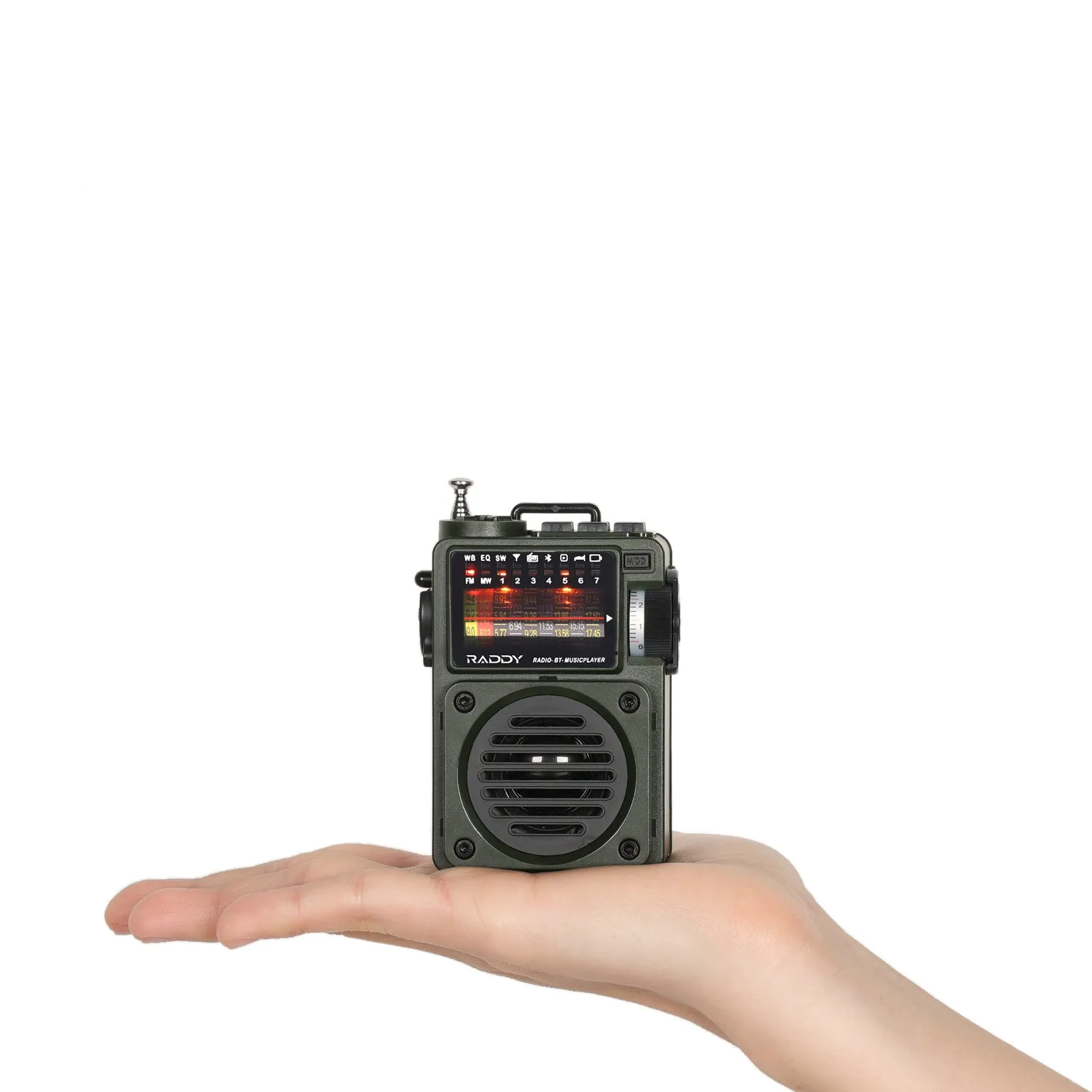 Raddy RF750 Shortwave Radio | AM/FM/SW/WB | Portable Digital Rechargeable | Bluetooth 5.0