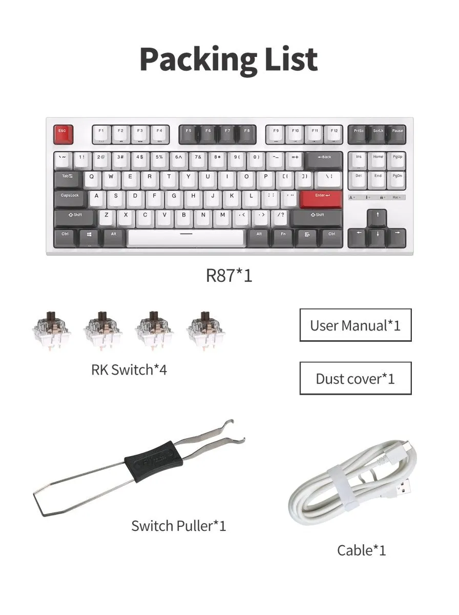 Royal Kludge RK R87 Mechanical Keyboard