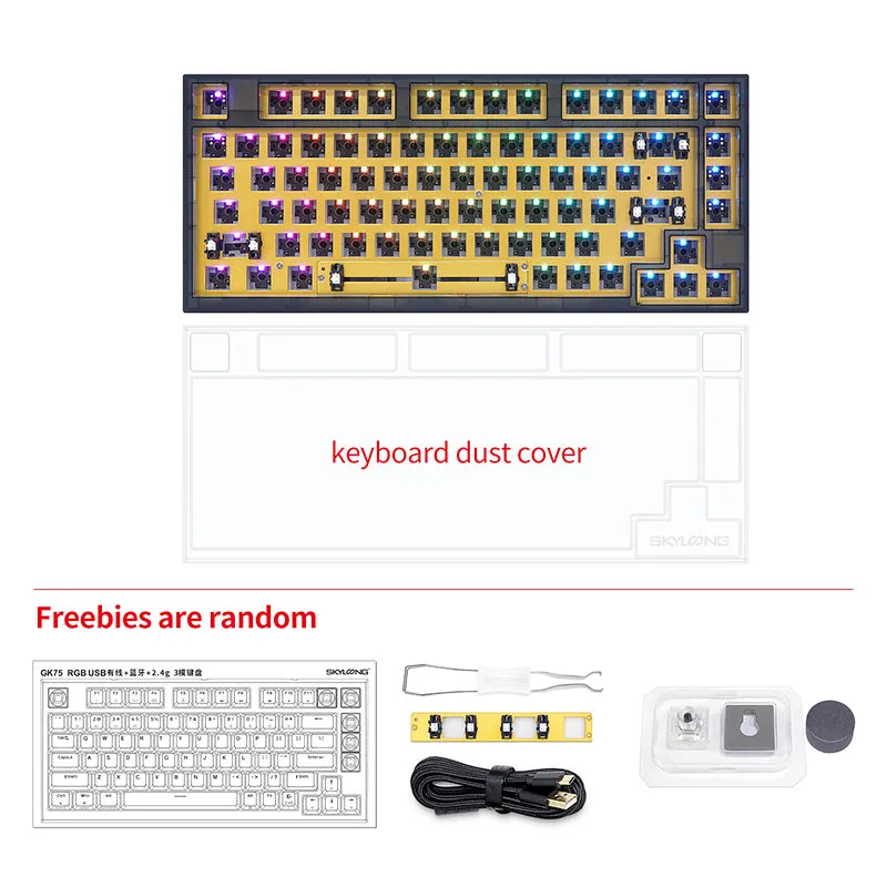 SKYLOONG GK75 3-Mode RGB DIY Kit