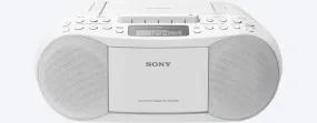 Sony CFDS70WCEK Tape-CD-Radio Boom Box 2 x 1.7w RMS 30 Radio Presets