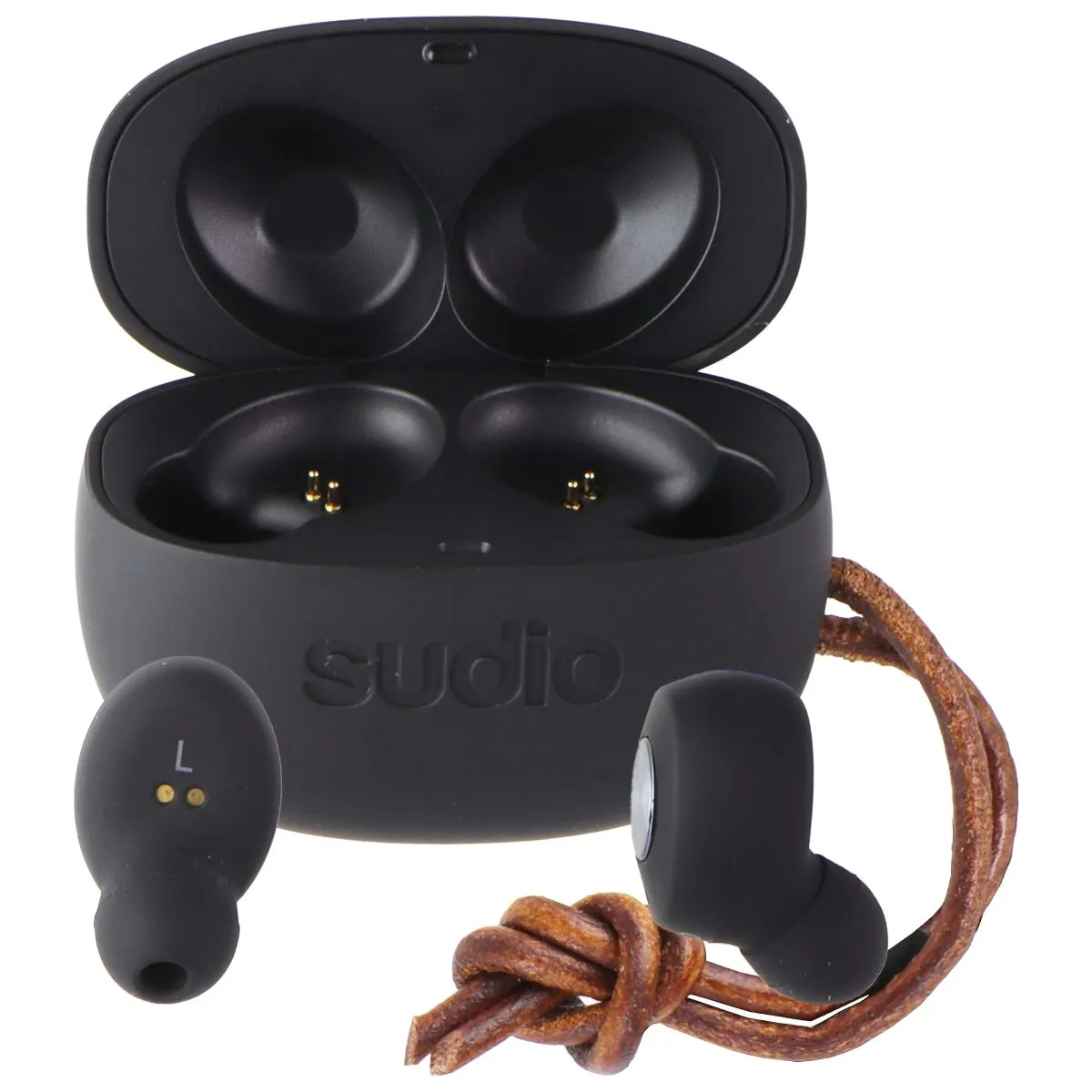 Sudio Tolv True Wireless in-Ear Auto Pairing Bluetooth Earbuds - Black (TLVBLK)