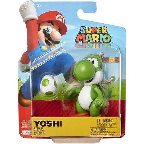 SUPER MARIO Action Figure 4 Inch Assortment - Green para Koopa Troopa, Luigi, Bro, Yoshi and more