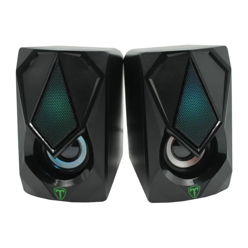 T-Dagger T-Tgs500 2 X 3W|3.5Mm|Rgb Speakers - Black