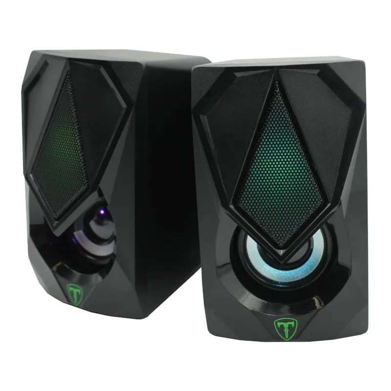 T-Dagger T-Tgs500 2 X 3W|3.5Mm|Rgb Speakers - Black