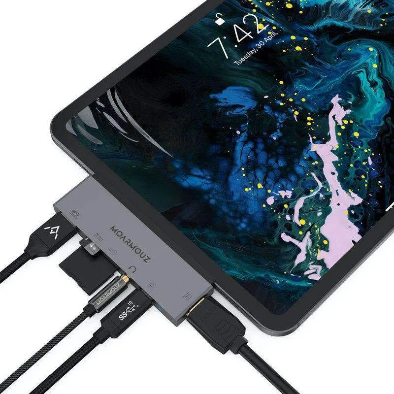 Type C (USB-C) 6 in 1 iPad Pro Hub