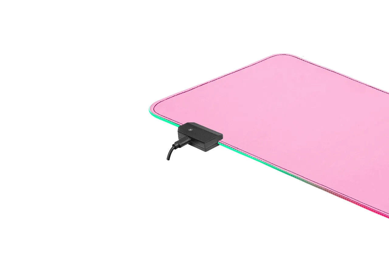 Volkano VX Gaming Mythic RGB Mousepad - Pink