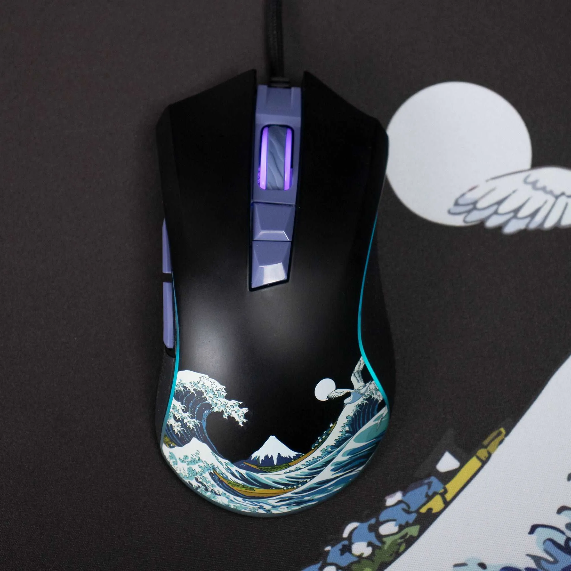 XVX G705 Kanagawa Themed Gaming Mouse (Wired)