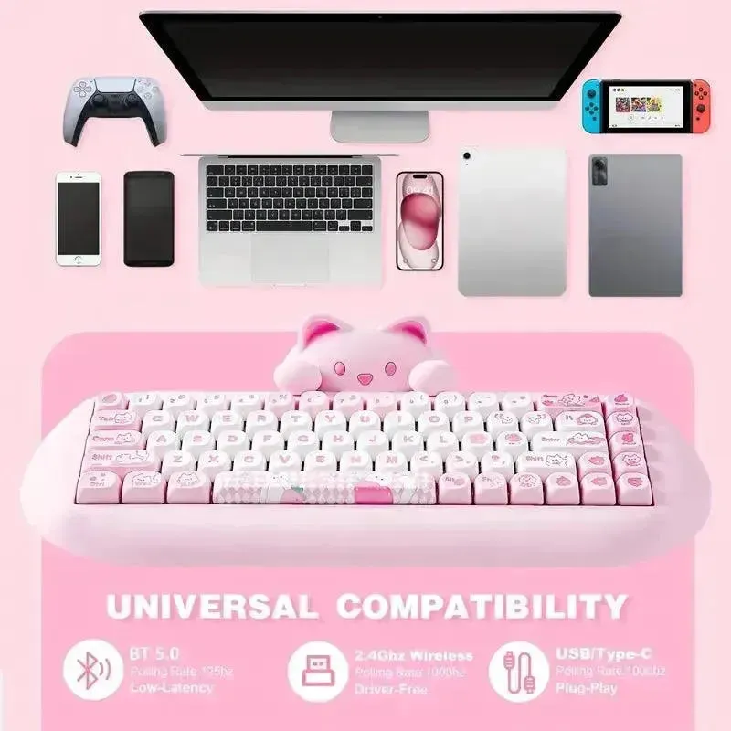 YUNZII C68 Wireless Mechanical Keyboard