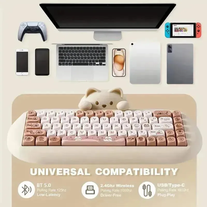 YUNZII C68 Wireless Mechanical Keyboard