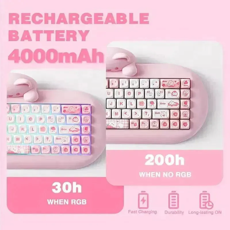 YUNZII C68 Wireless Mechanical Keyboard